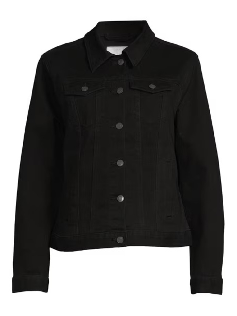 Time and Tru Denim Jacket Black Size Mediun